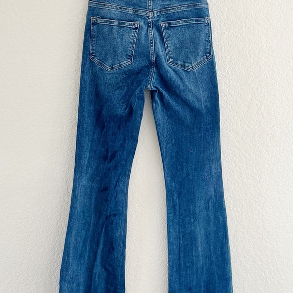 FRAME Le Catroux Center Seam High Waist Flare Jeans – Ashton Wash | 24 - Picture 4 of 6